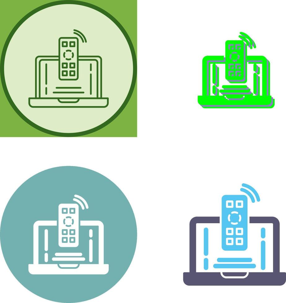 Remote Icon Design vector