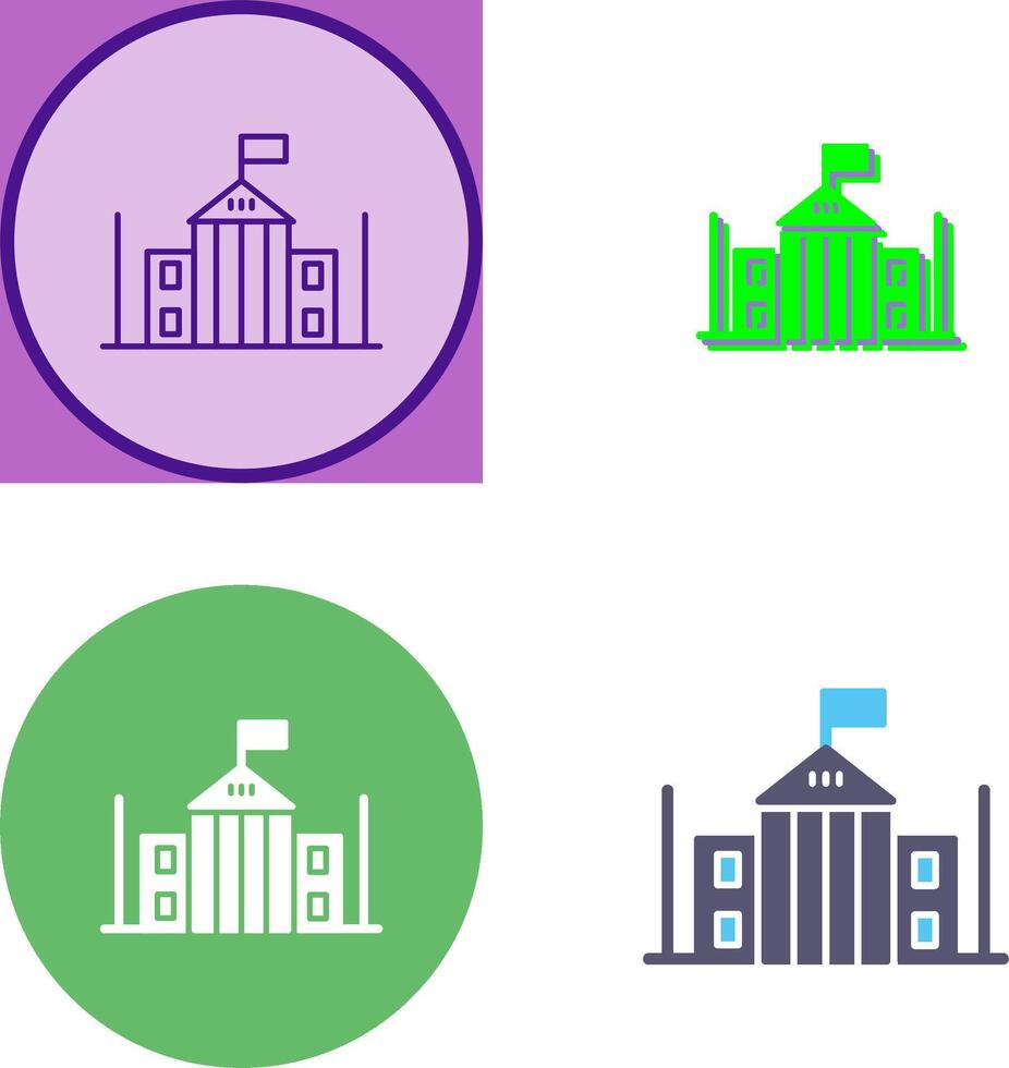 Parliament Icon Design vector