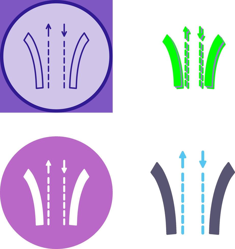 Way Icon Design vector