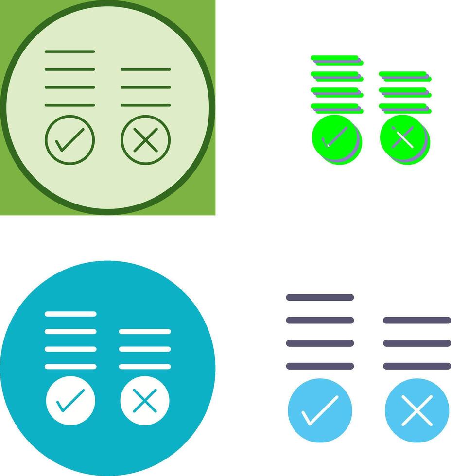 Voting Result Icon Design vector