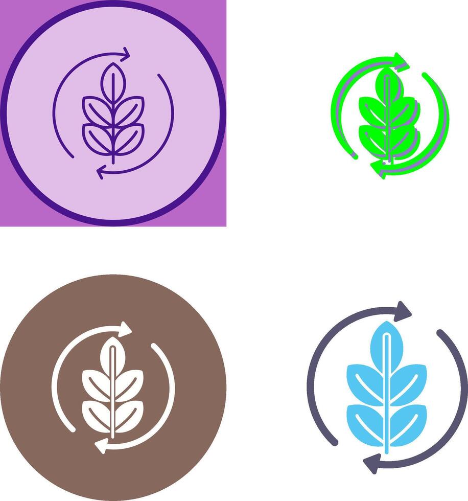 Agronomy Icon Design vector