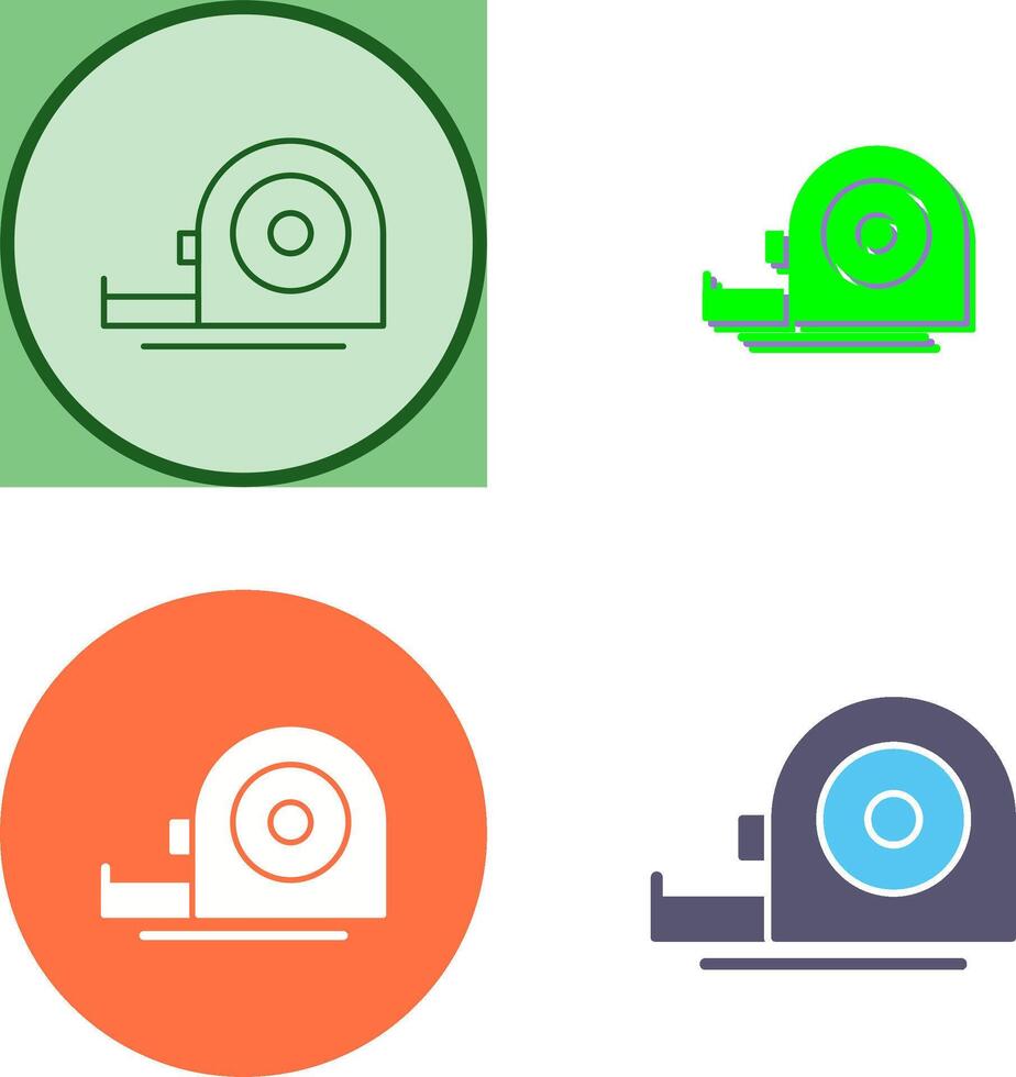 Measuring Tape Icon Design vector