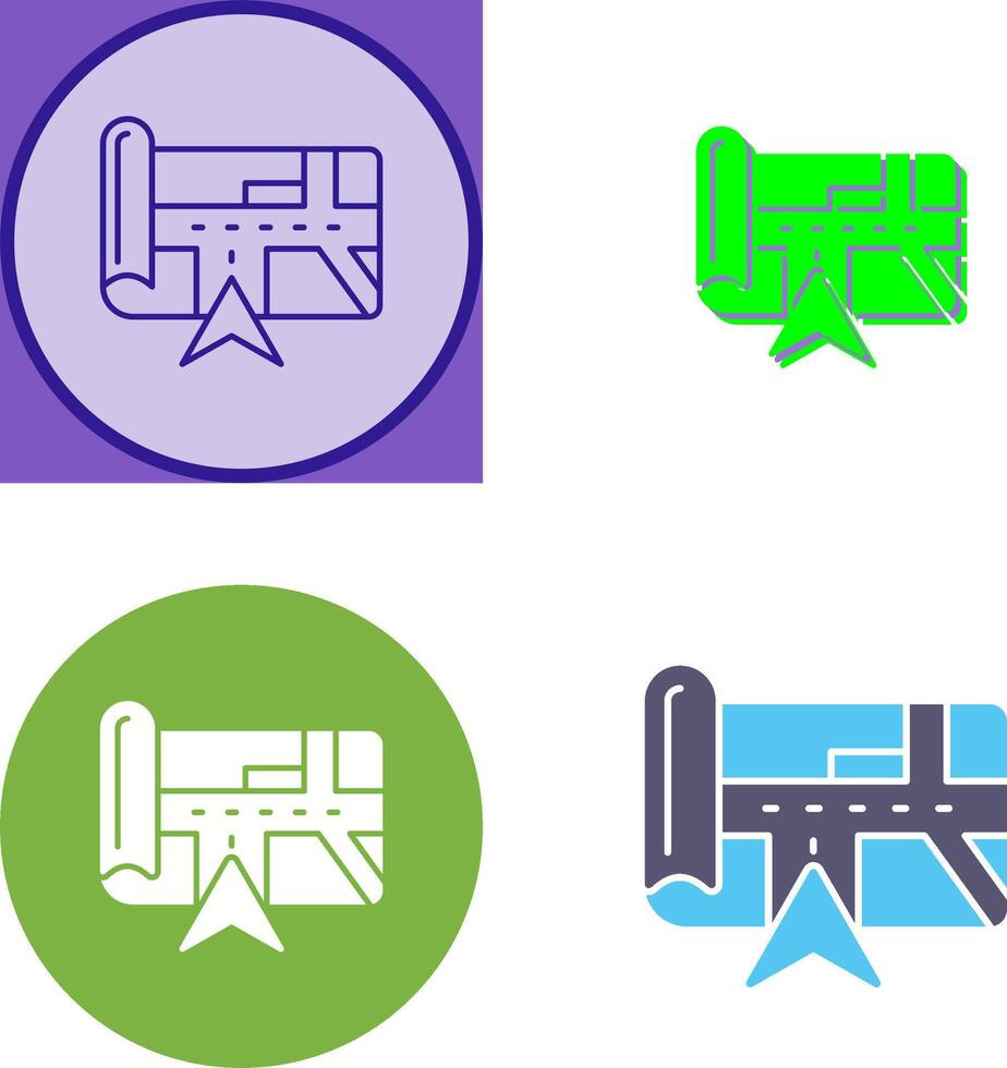 Navigation Icon Design vector
