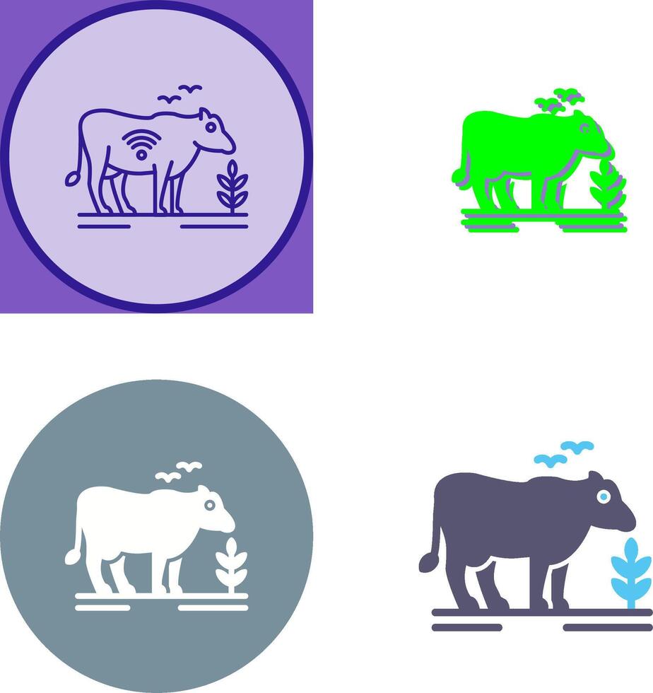 Cattle Icon Design vector