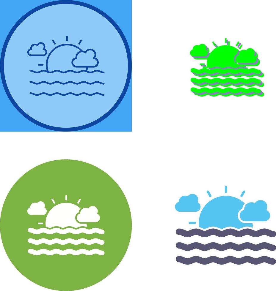 Sea Icon Design vector