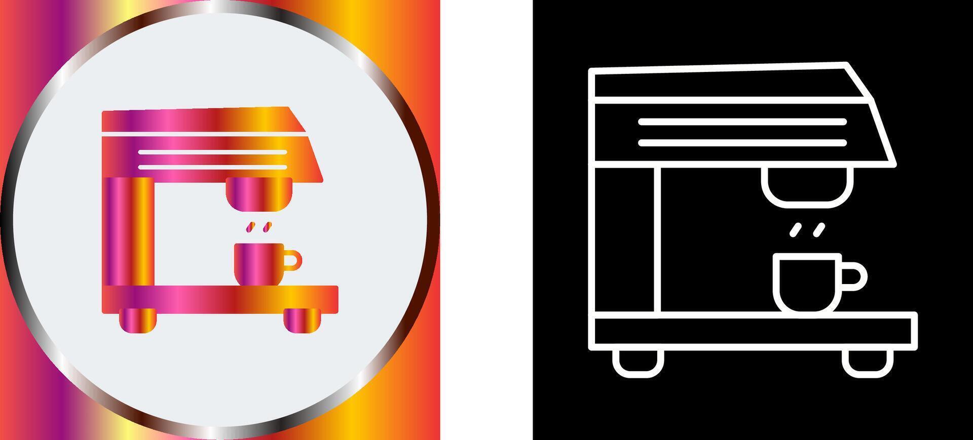 Coffee Machine Icon Design vector