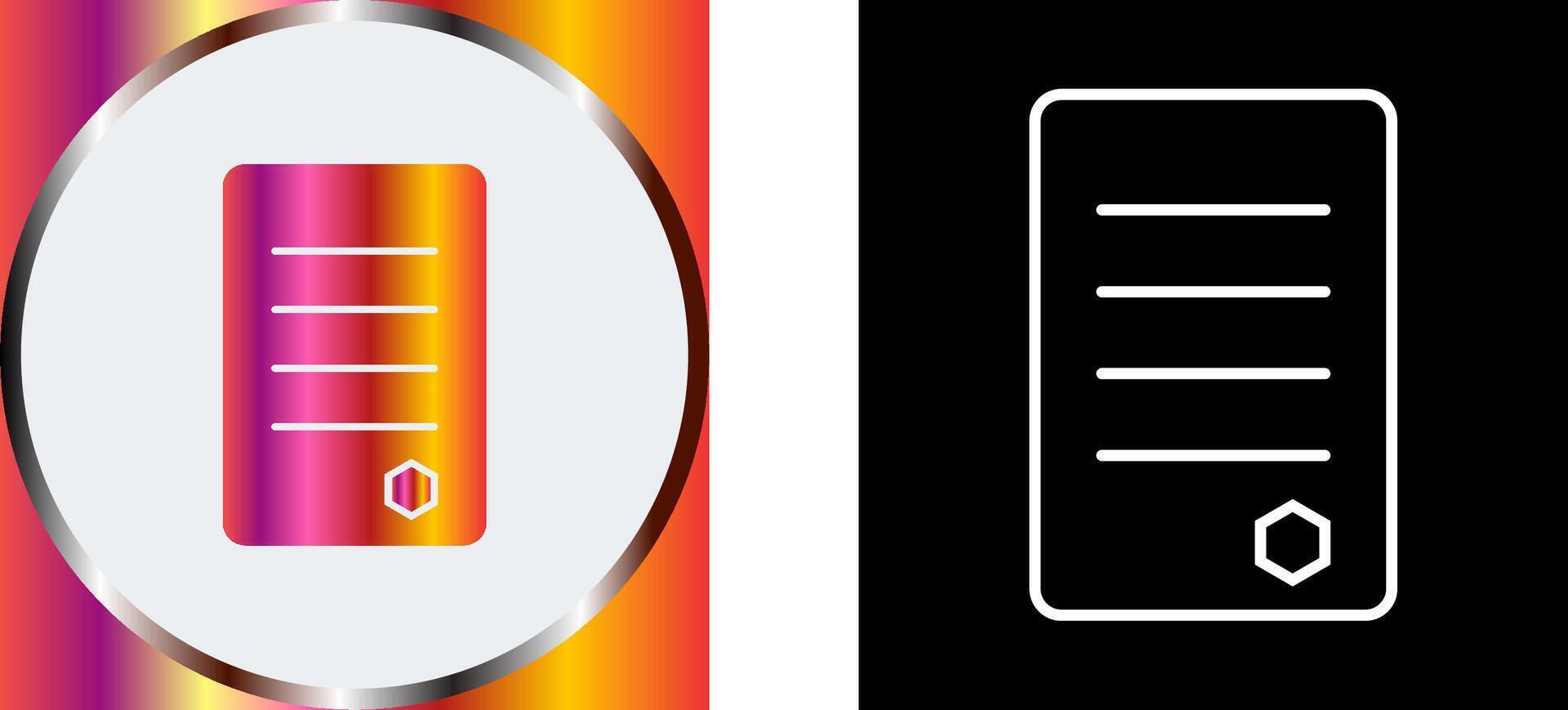 Unique Reports Icon Design vector