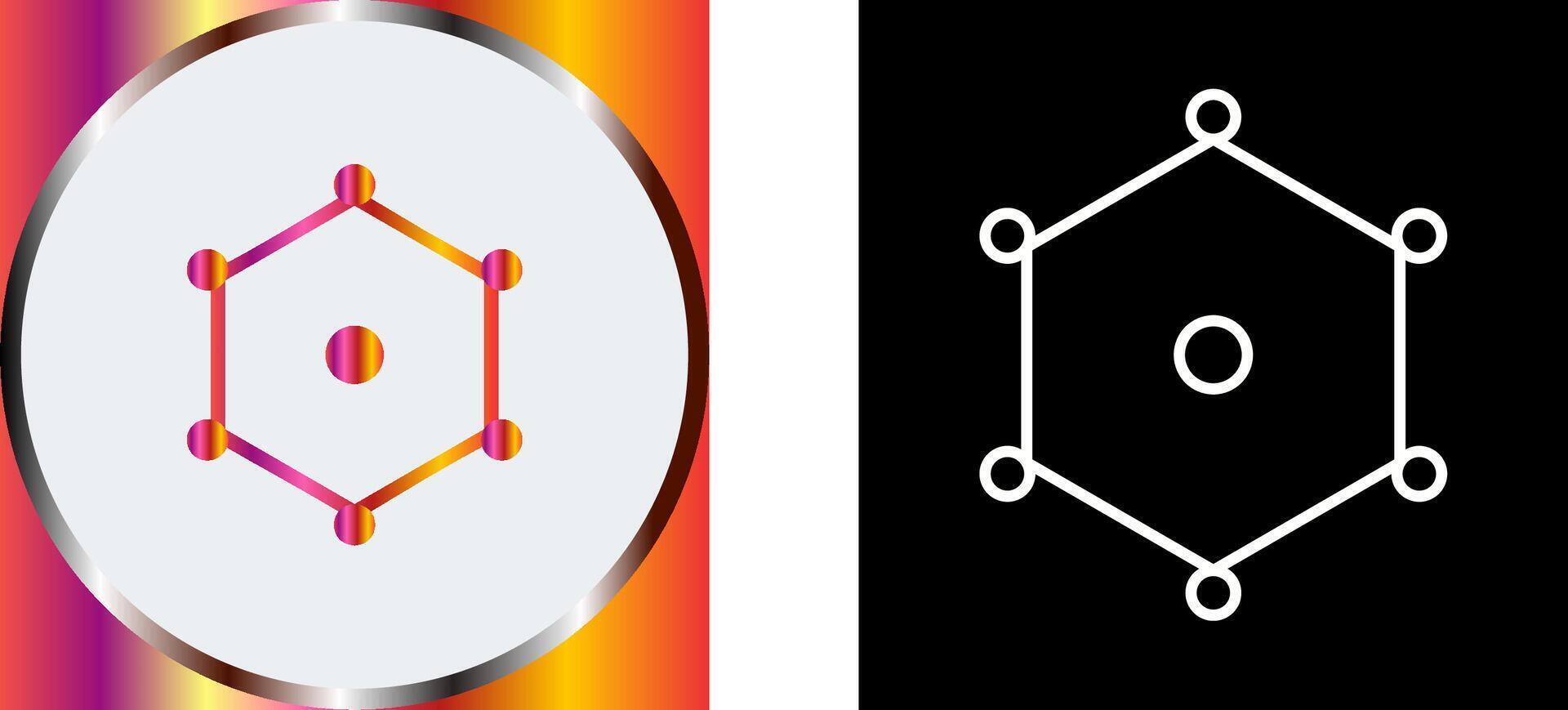 Unique Nodes Icon Design vector