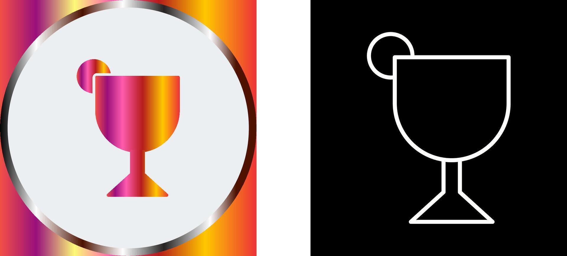 Unique Sherry Icon Design vector