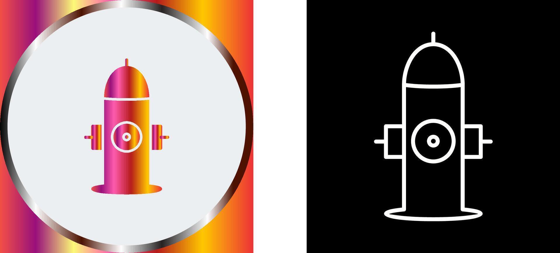 Unique Hydrant Icon Design vector