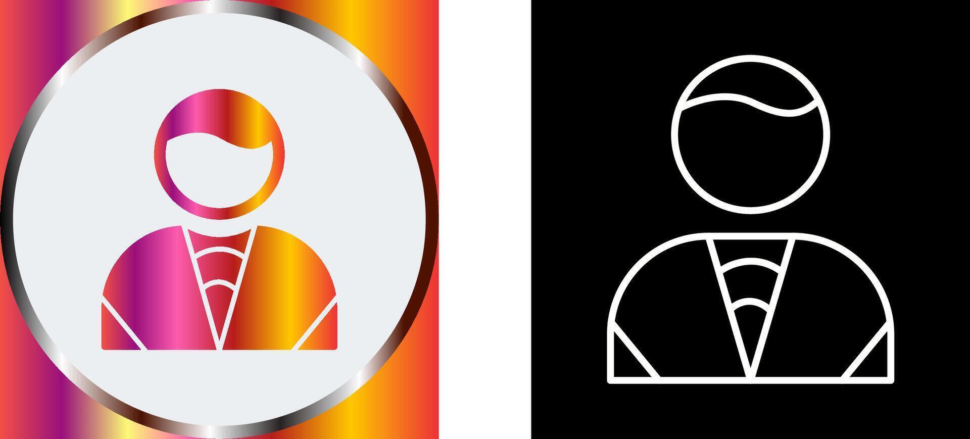 Man Icon Design vector