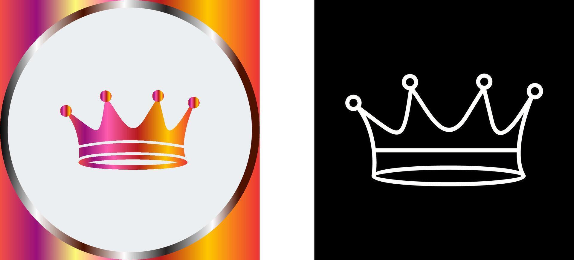 King Crown Icon Design vector