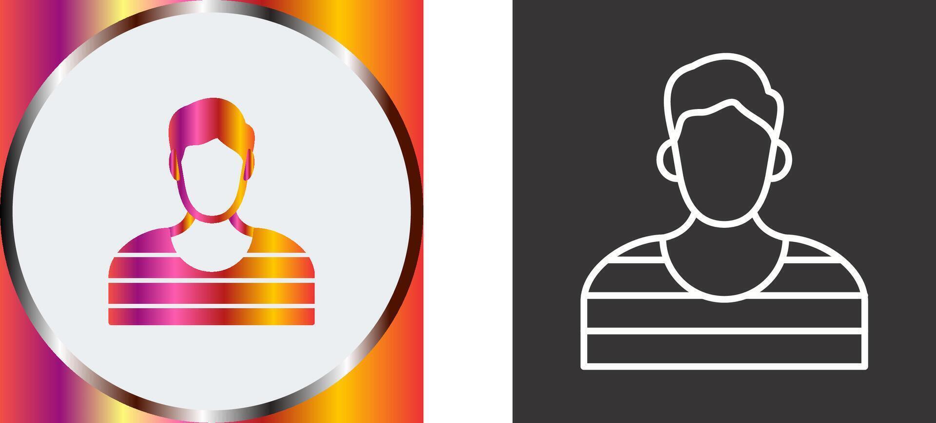 Prisioner Icon Design vector