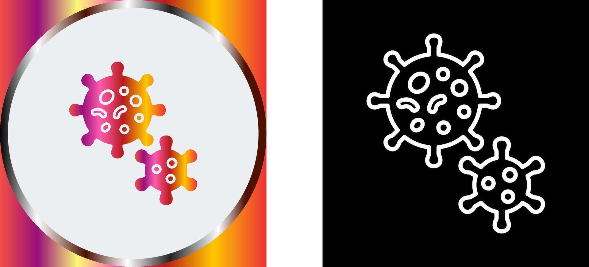 Virus Icon Design vector