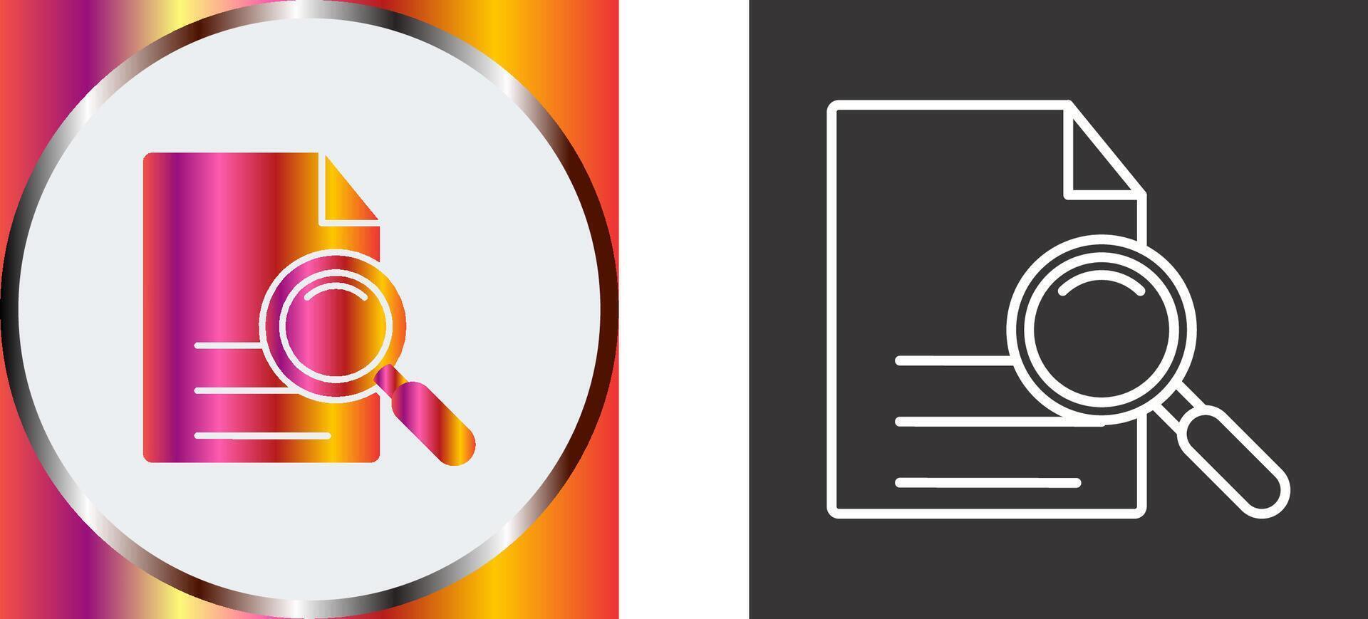 search Icon Design vector