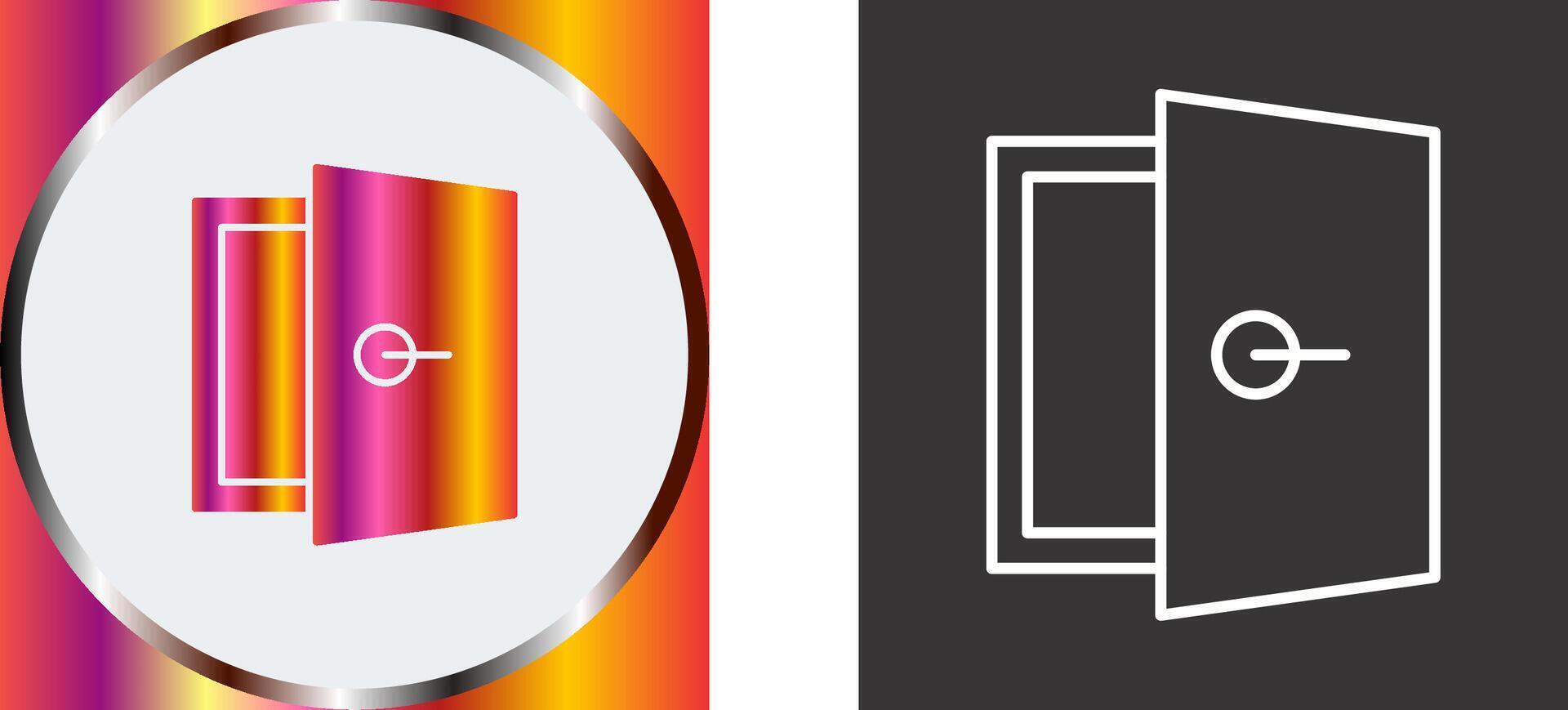 Door Icon Design vector