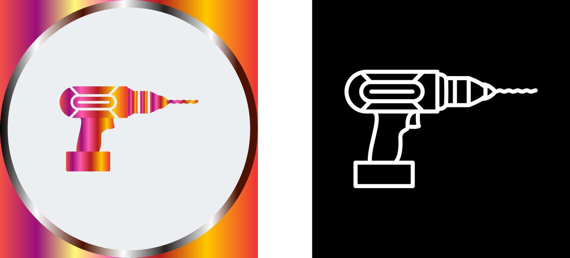 Drill Icon Design vector