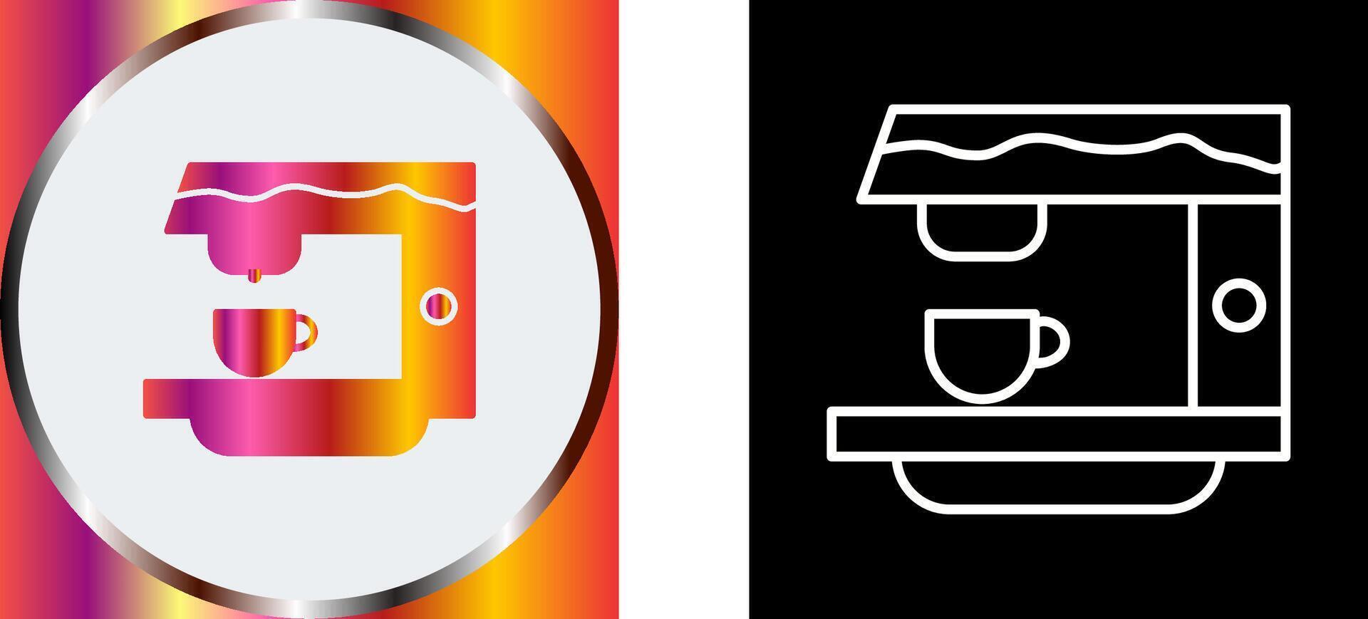 Coffee Machine Icon Design vector