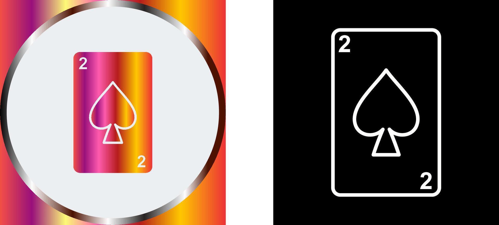 Spades Card Icon Design vector