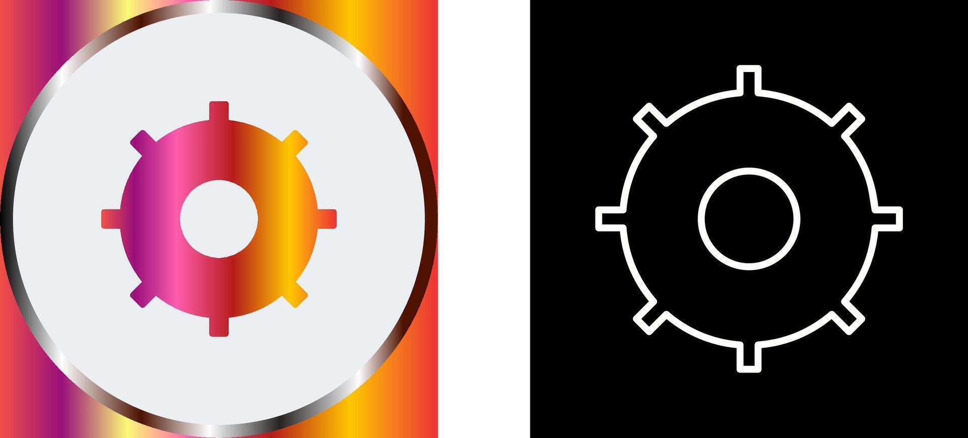 Unique Settings Icon Design vector