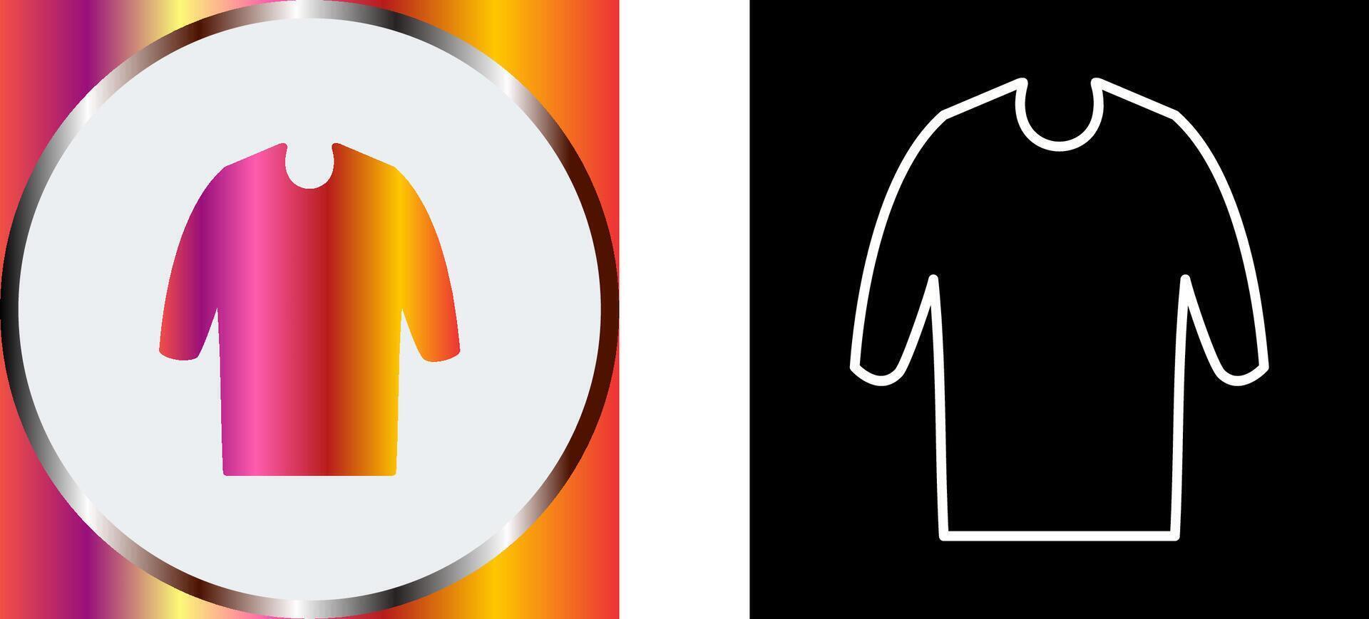 Casual Shirt Icon Design vector