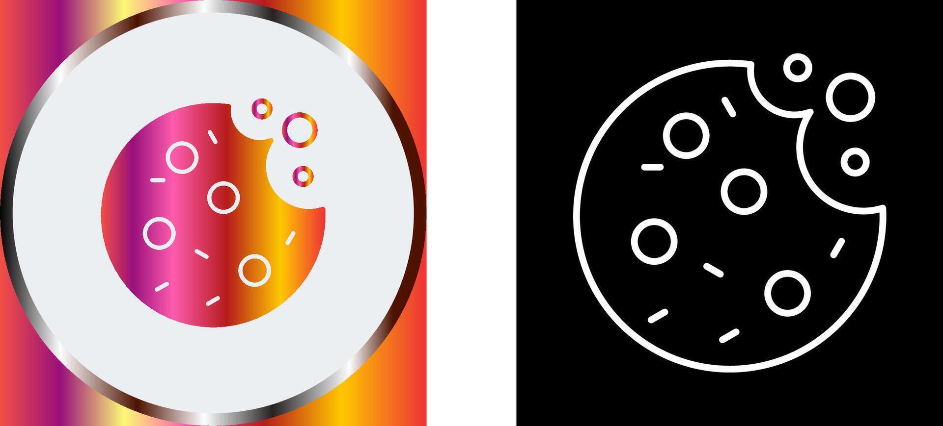 Cookie Icon Design vector