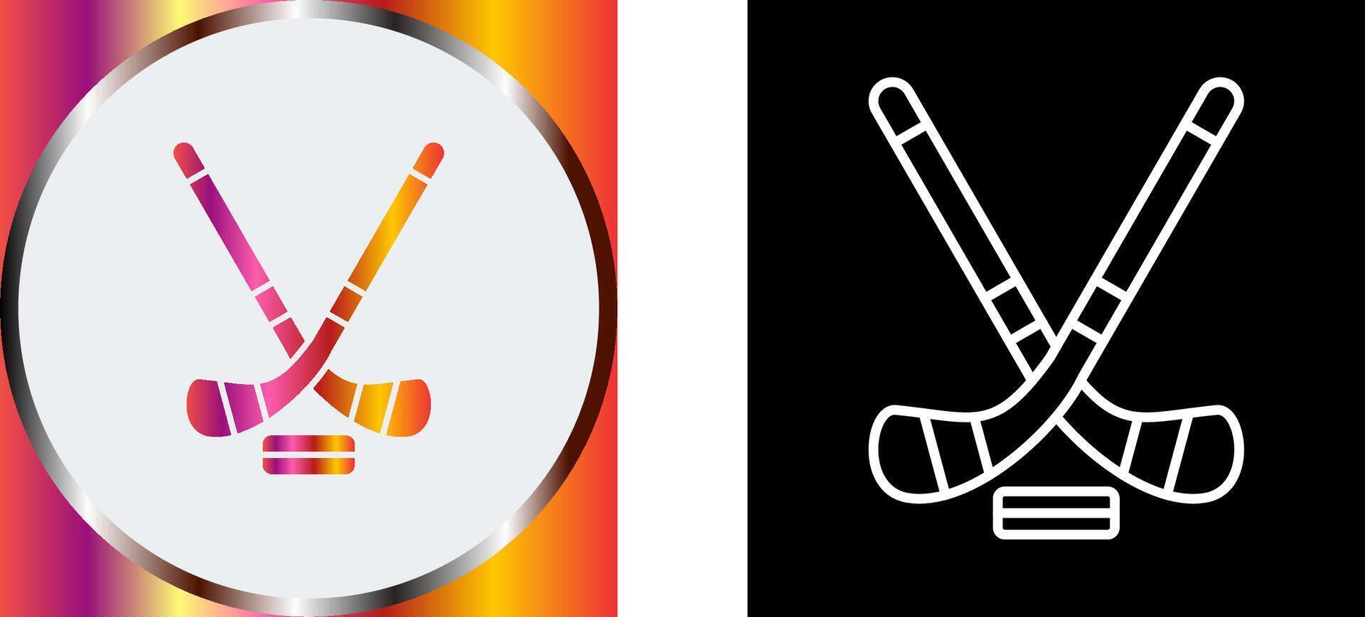Ice Hockey Icon Design vector