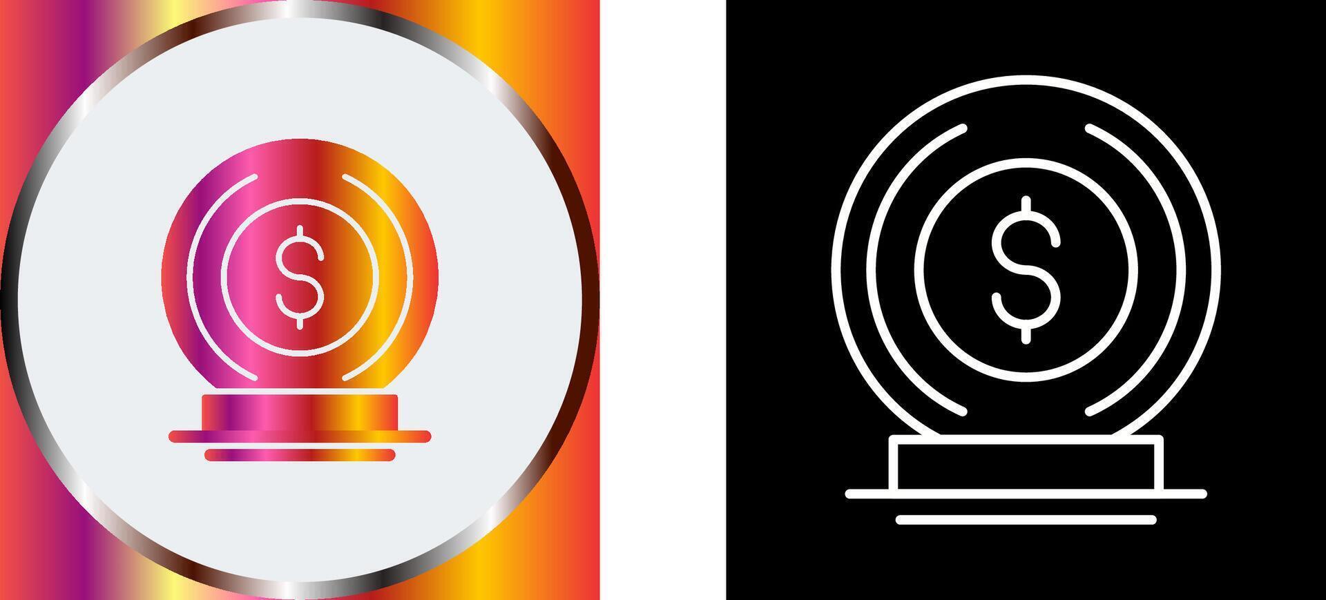 Coin Icon Design vector