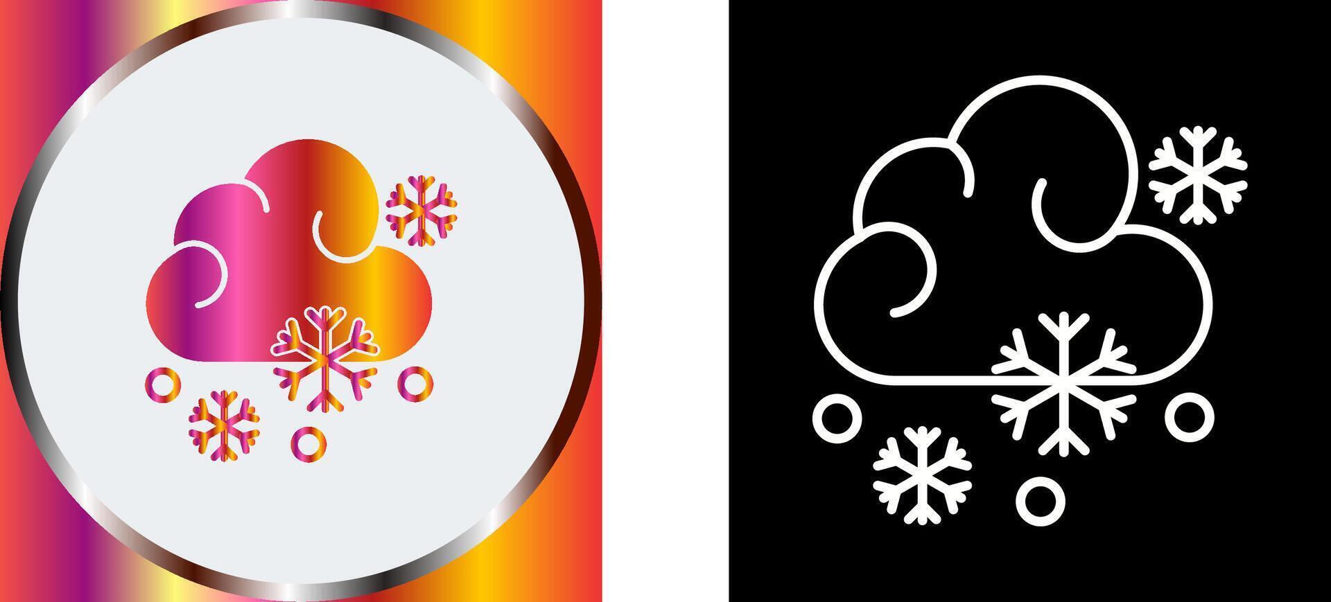 Snowy Icon Design vector