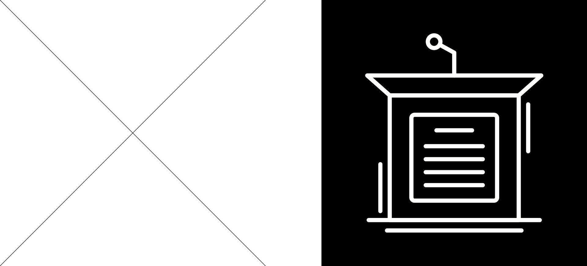 Podium Icon Design vector
