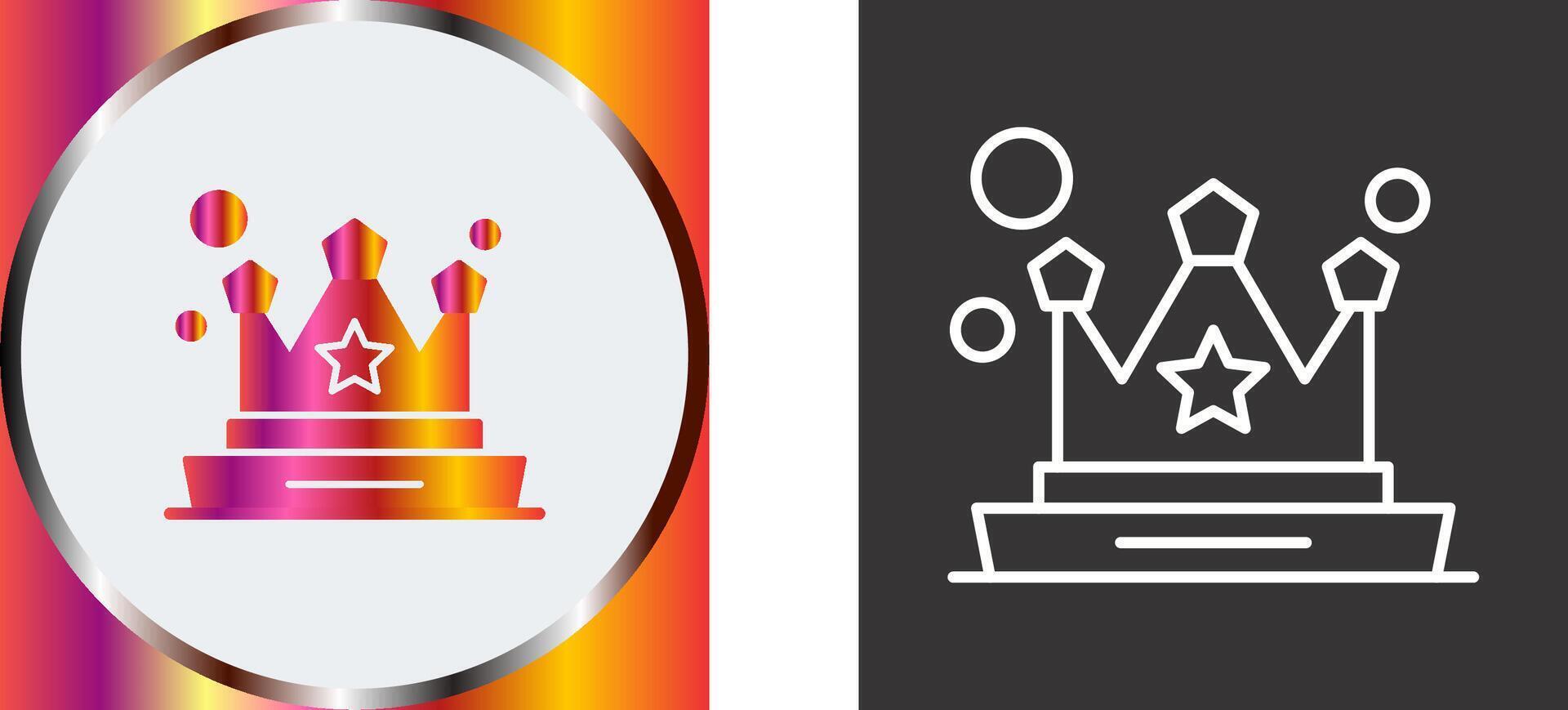 Crown Icon Design vector