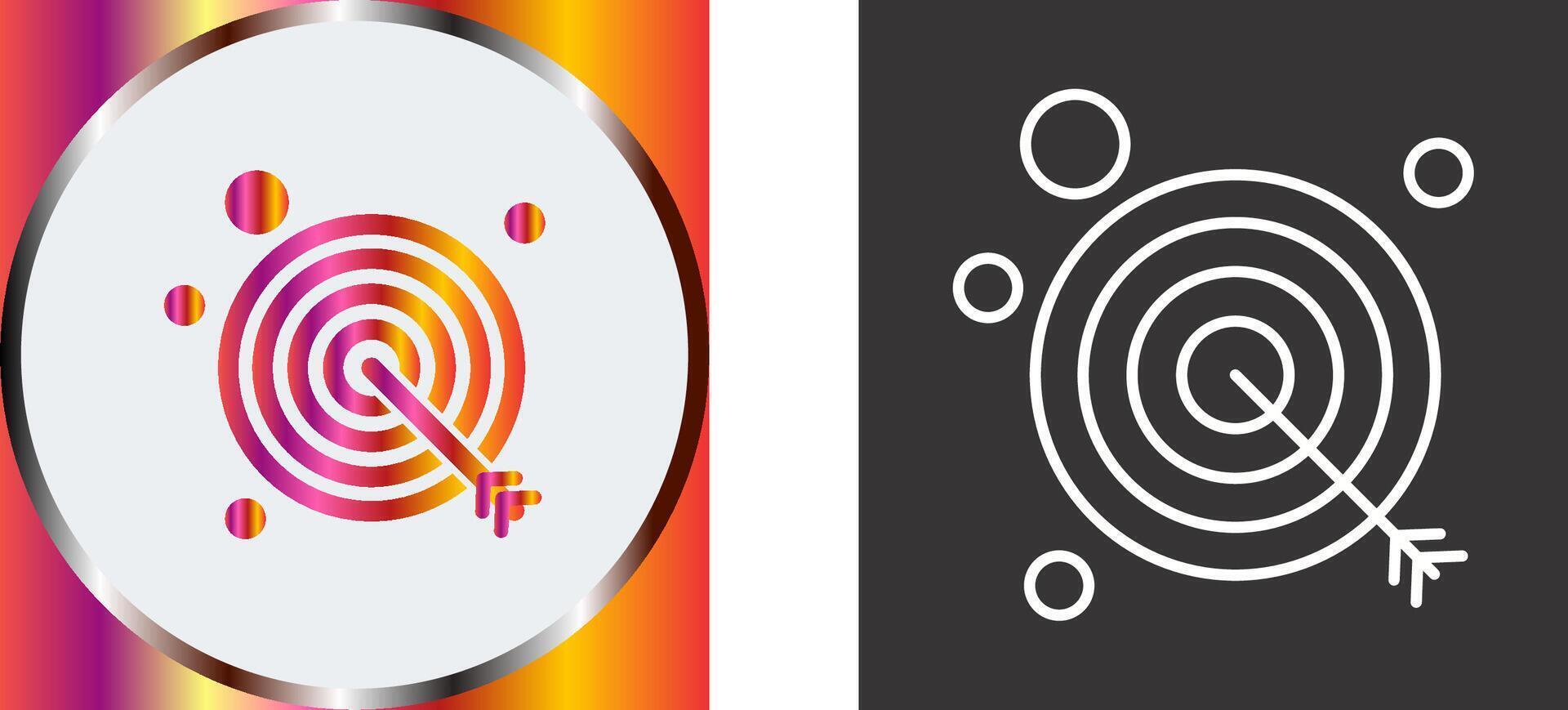 Target Icon Design vector