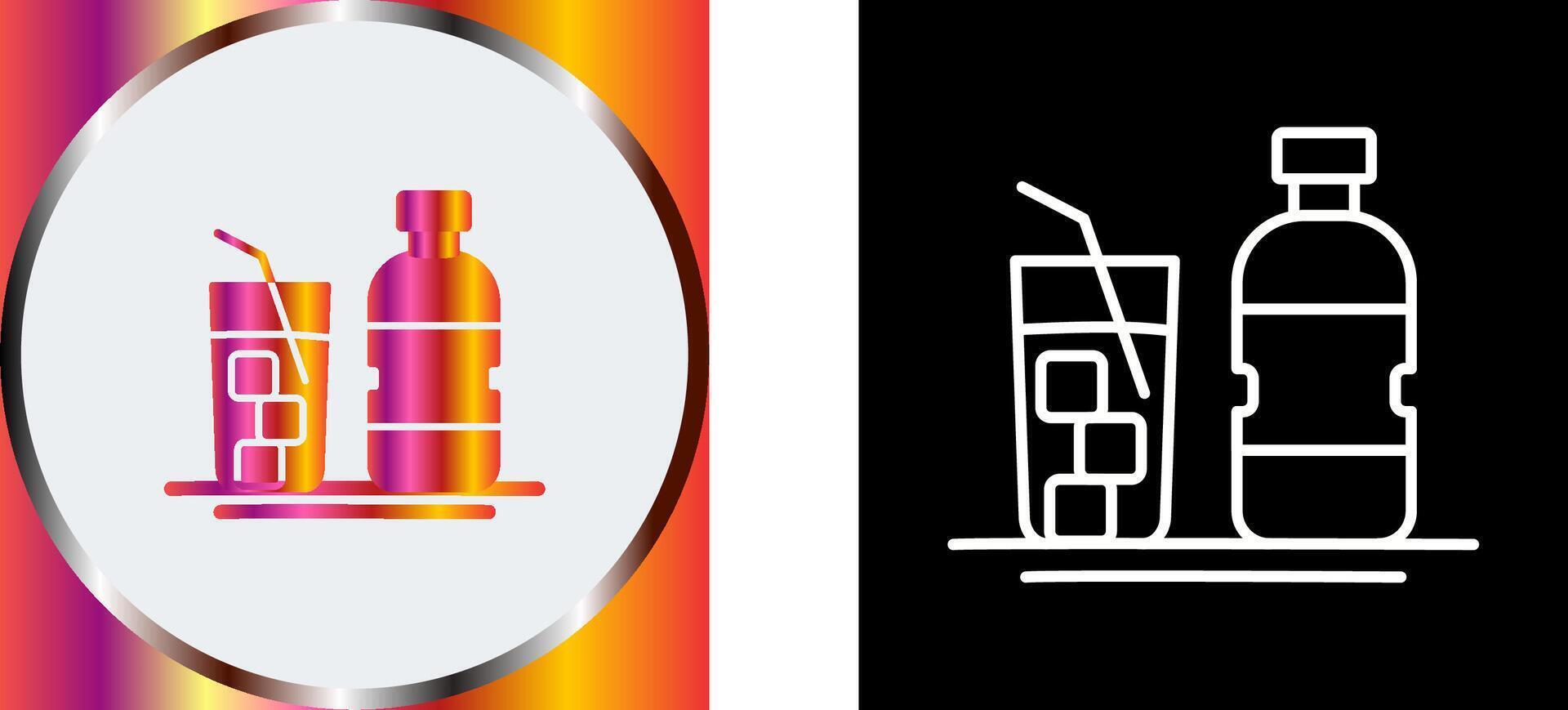 Mineral Water Icon Design vector
