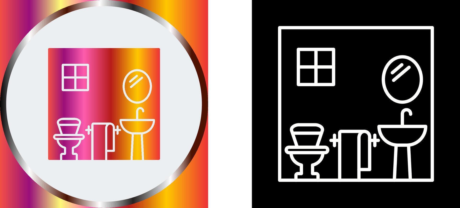 Bathroom Icon Design vector