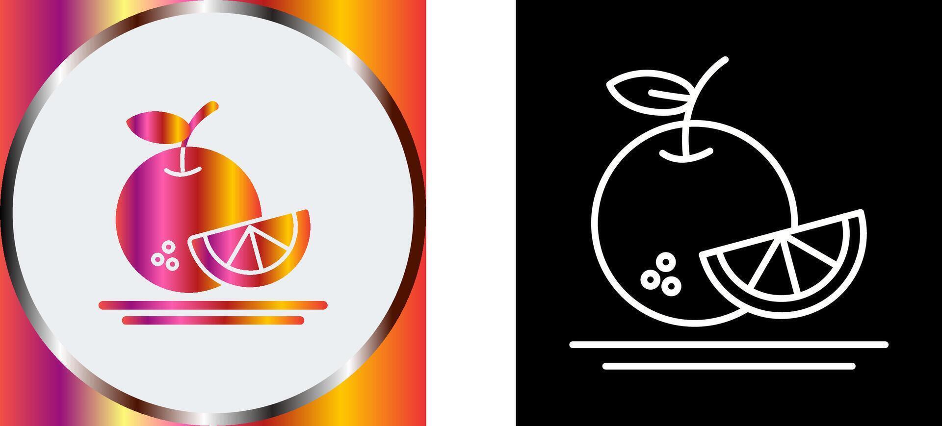 Orange Icon Design vector