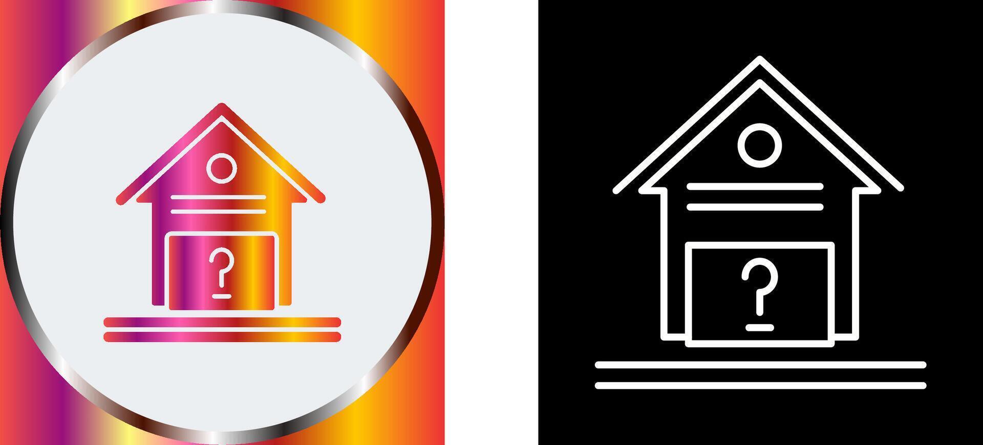 Unknown Icon Design vector