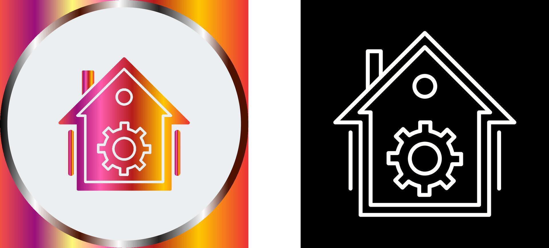Home Automation Icon Design vector