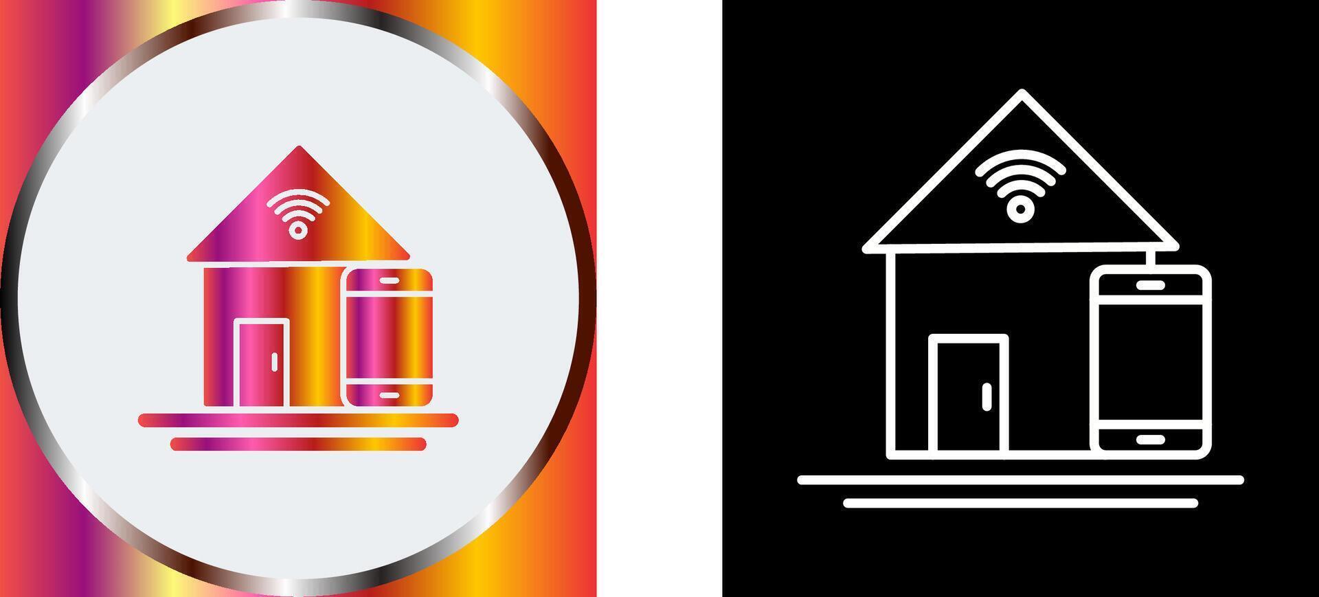 Home Automation Icon Design vector
