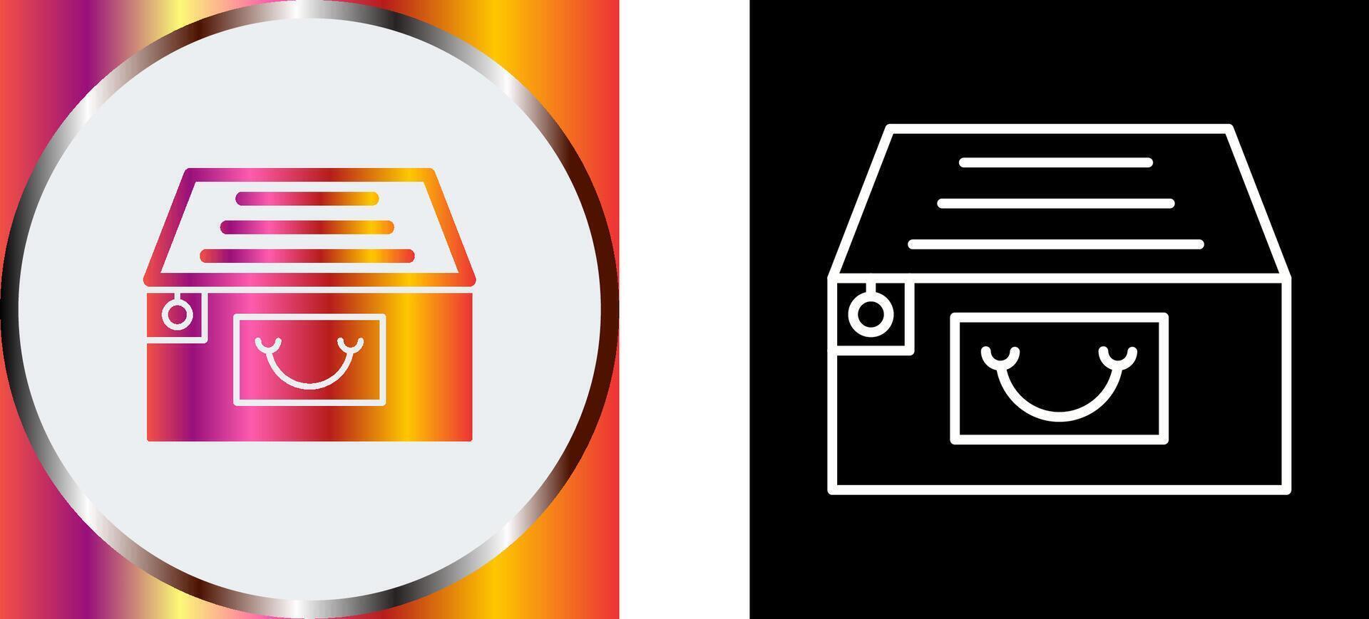 File Cabinet Icon Design vector