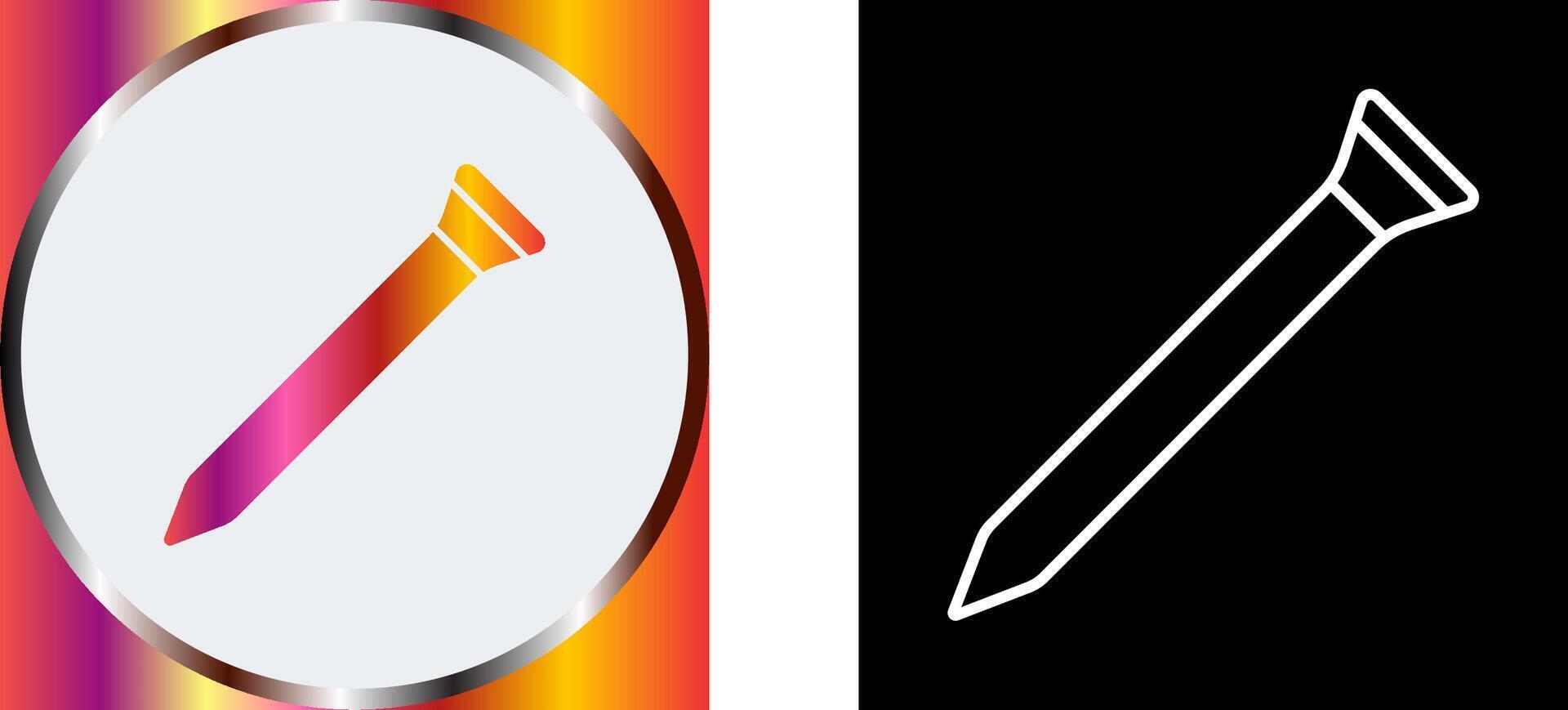 Nail Icon Design vector