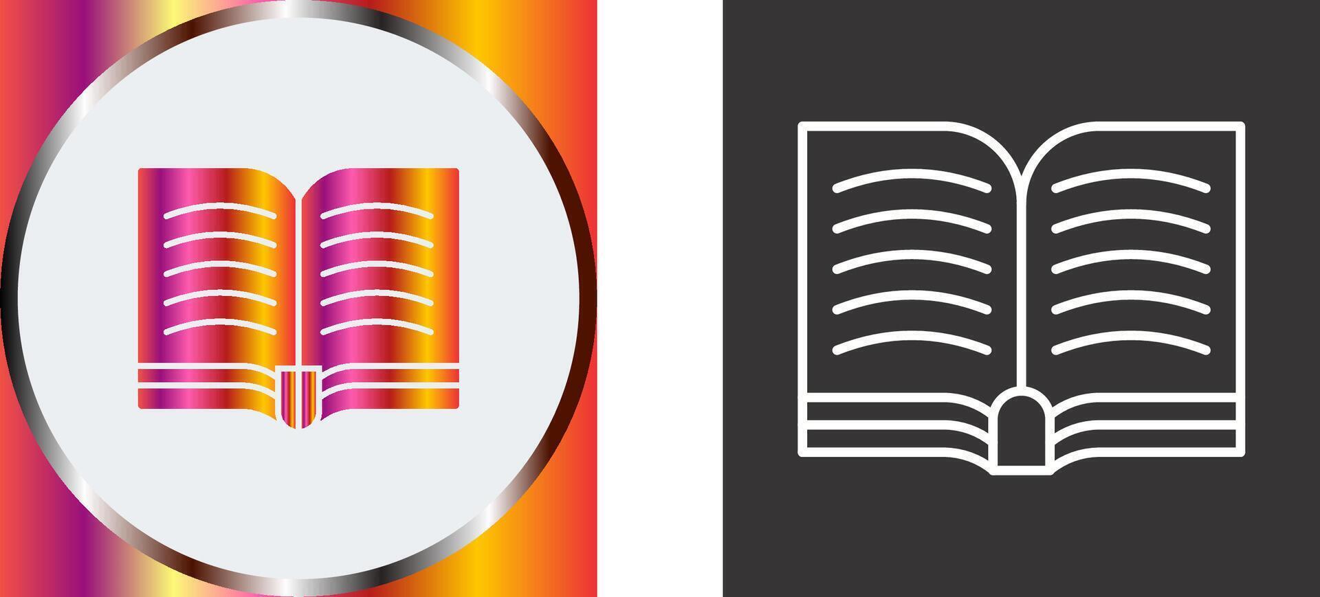 Book Icon Design vector