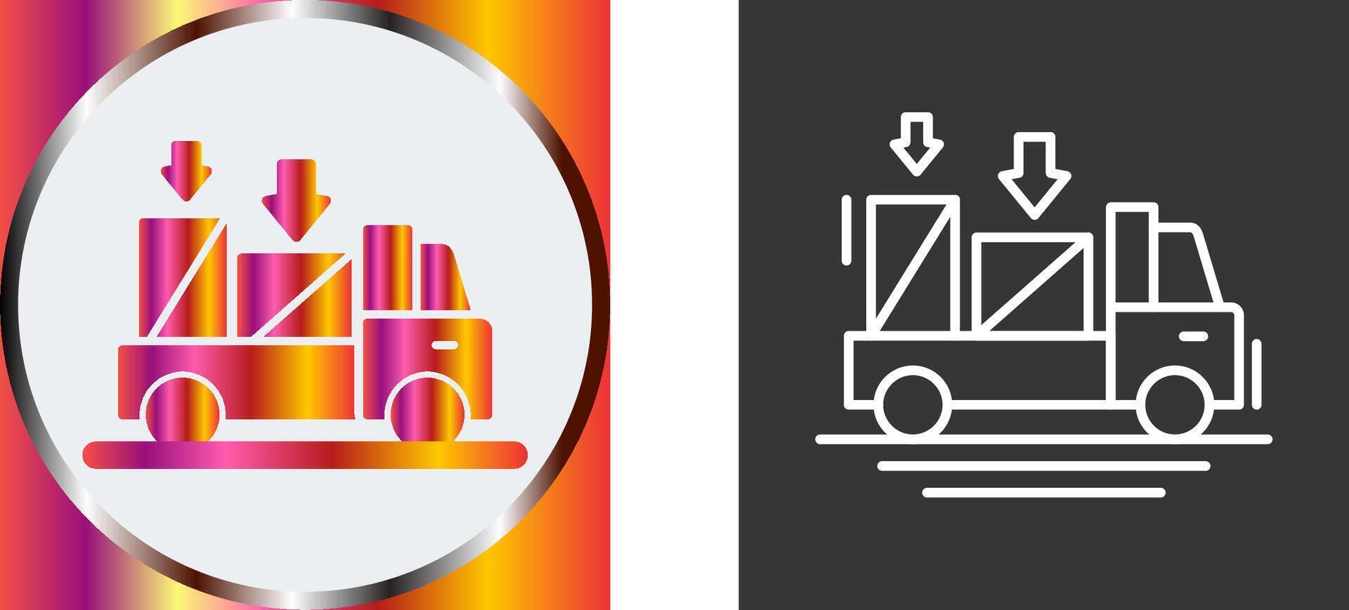 Downlaod and Layout Icon vector