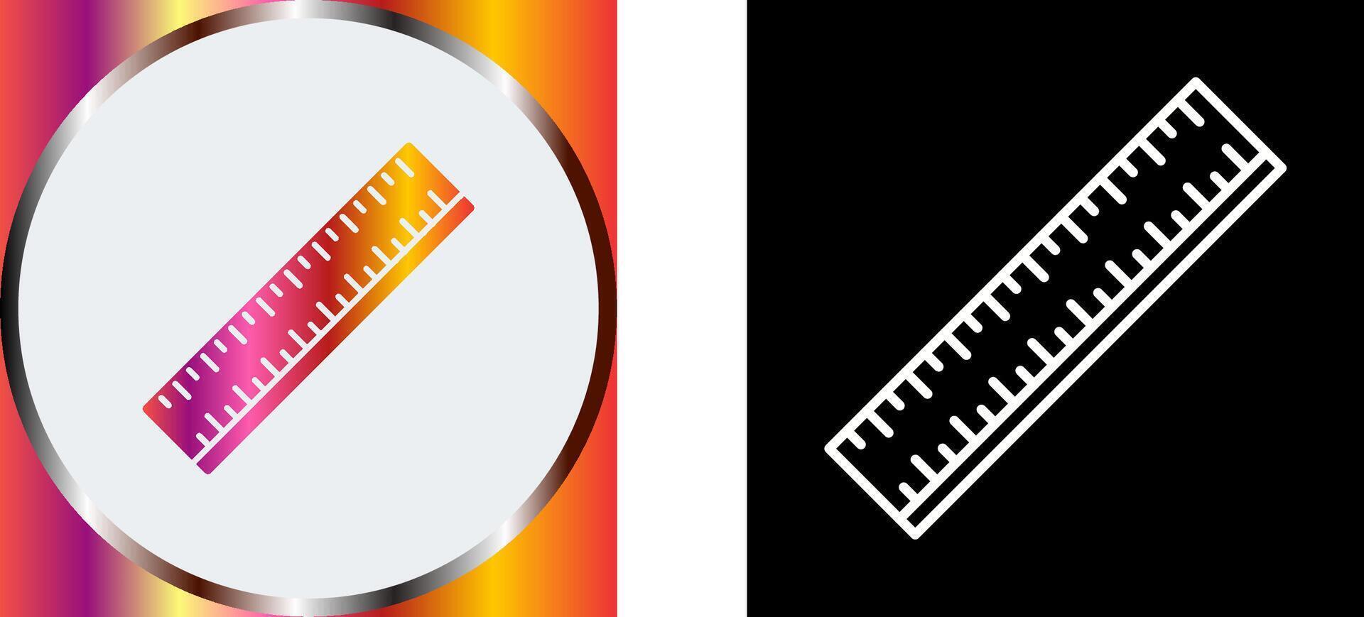 Ruler Icon Design vector