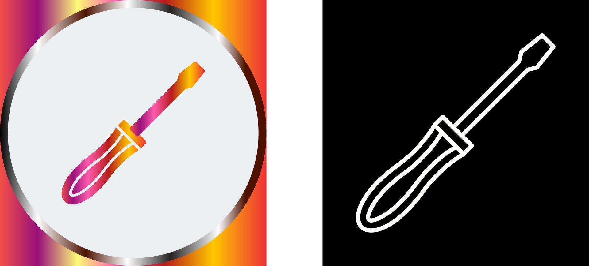 Screwdriver Icon Design vector
