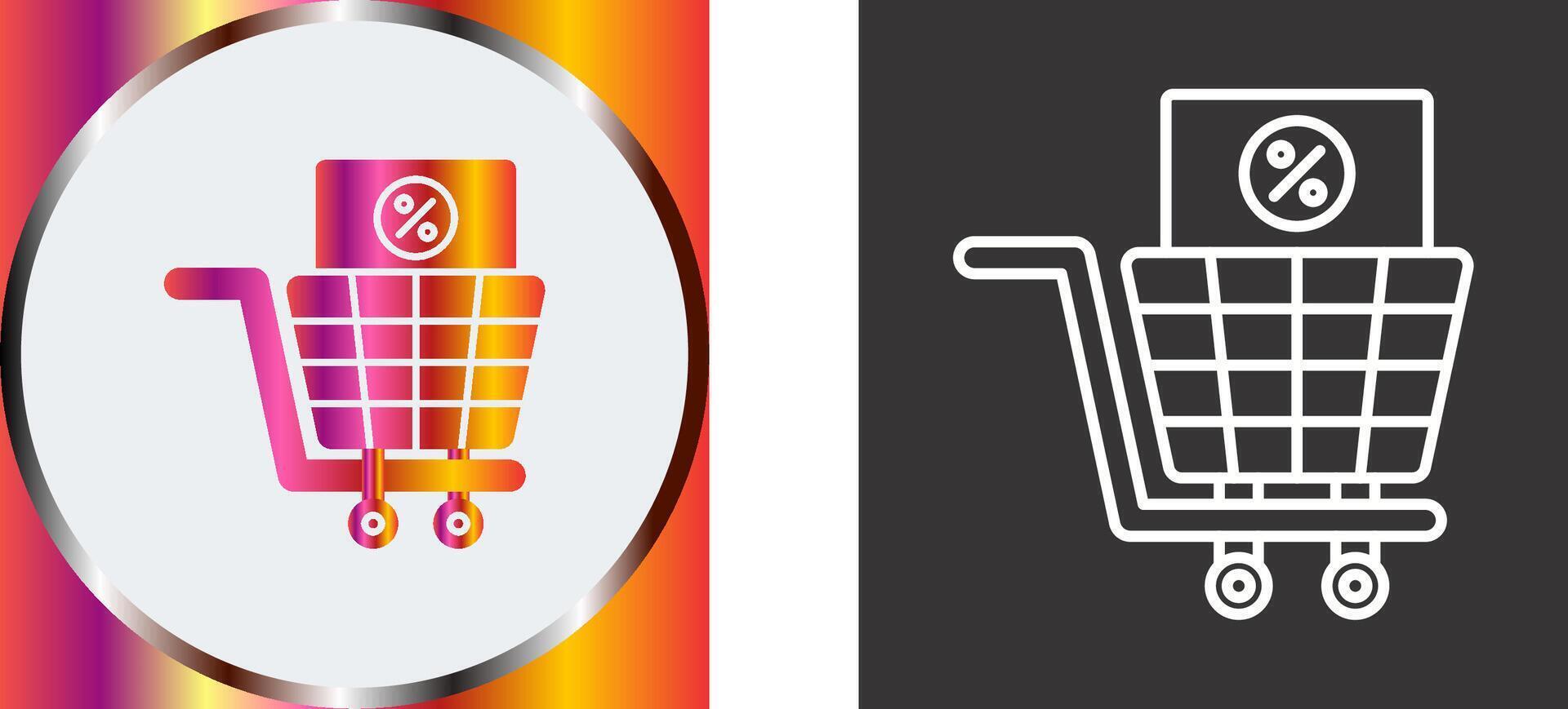 Shopping Tax Icon Design vector