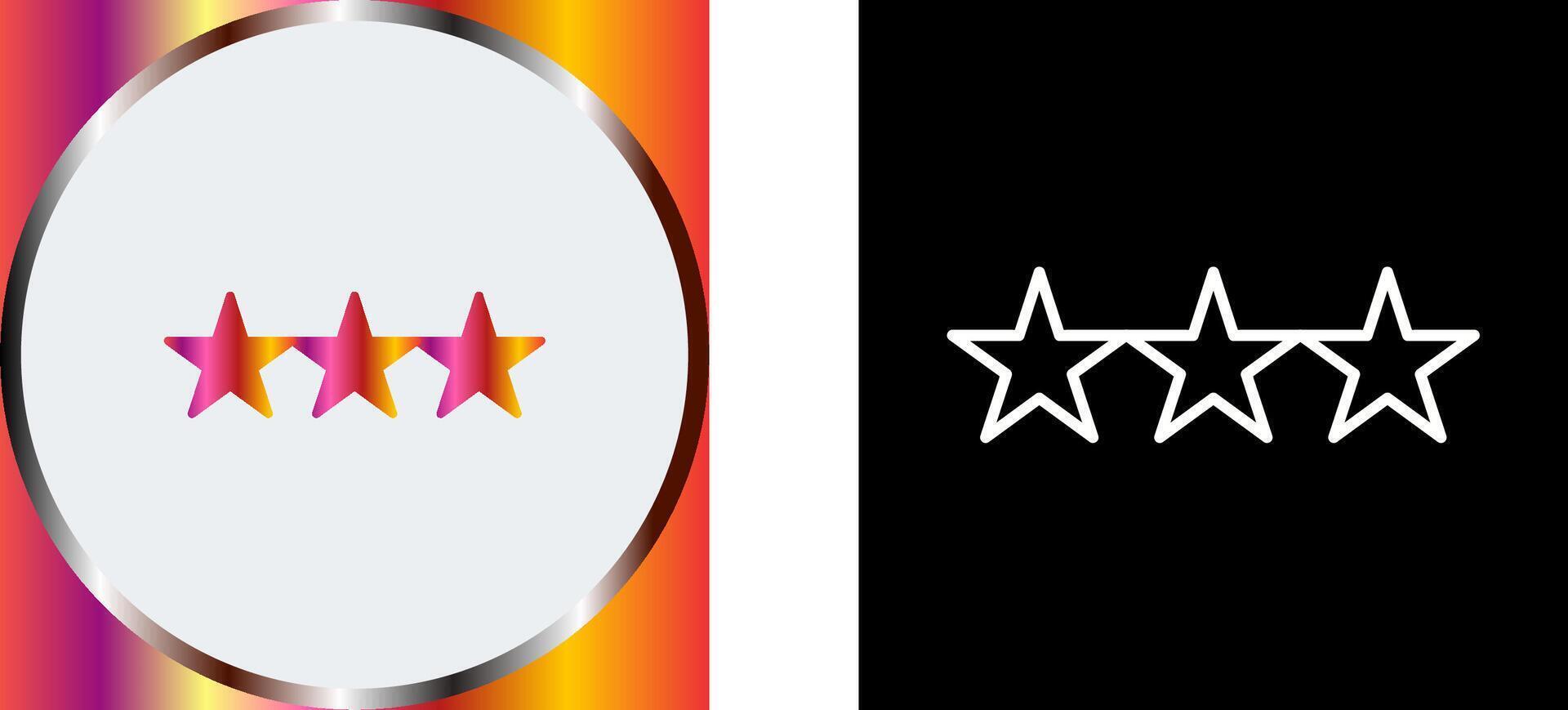 Stars Icon Design vector