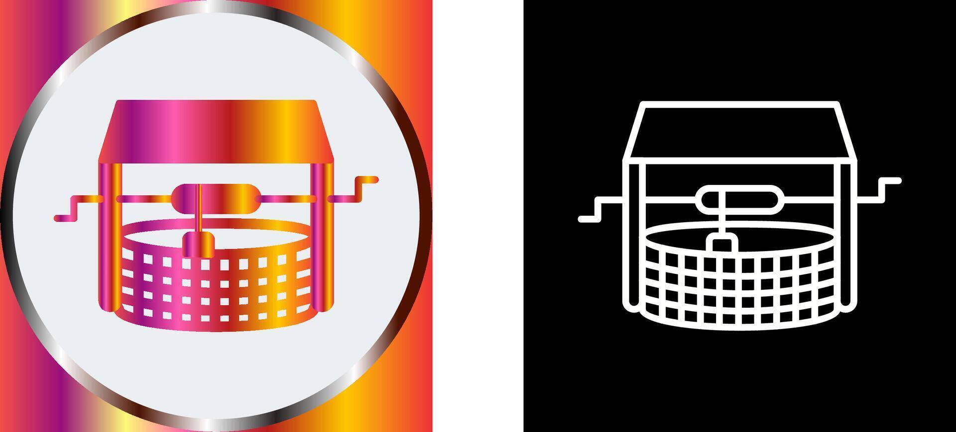 Water Well Icon Design vector