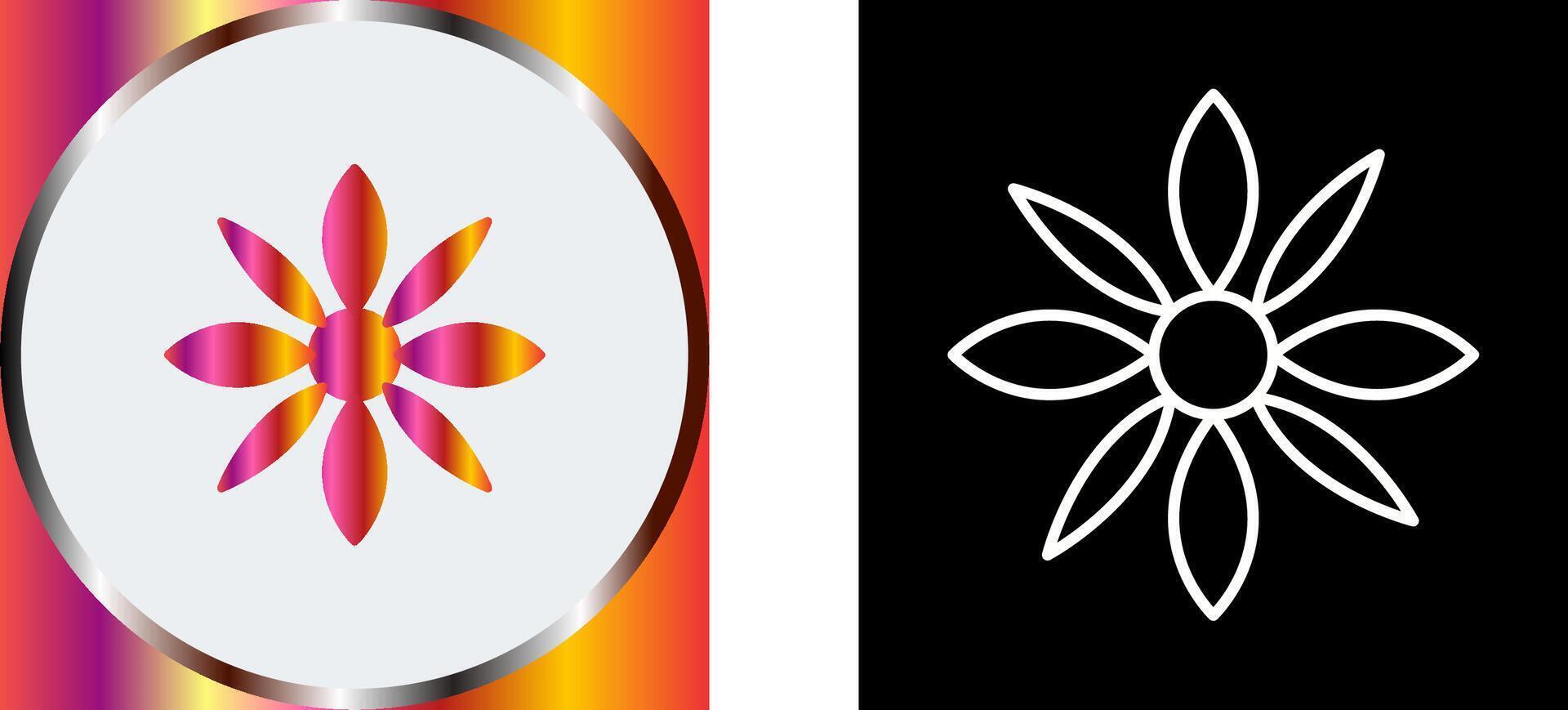 Flower Icon Design vector
