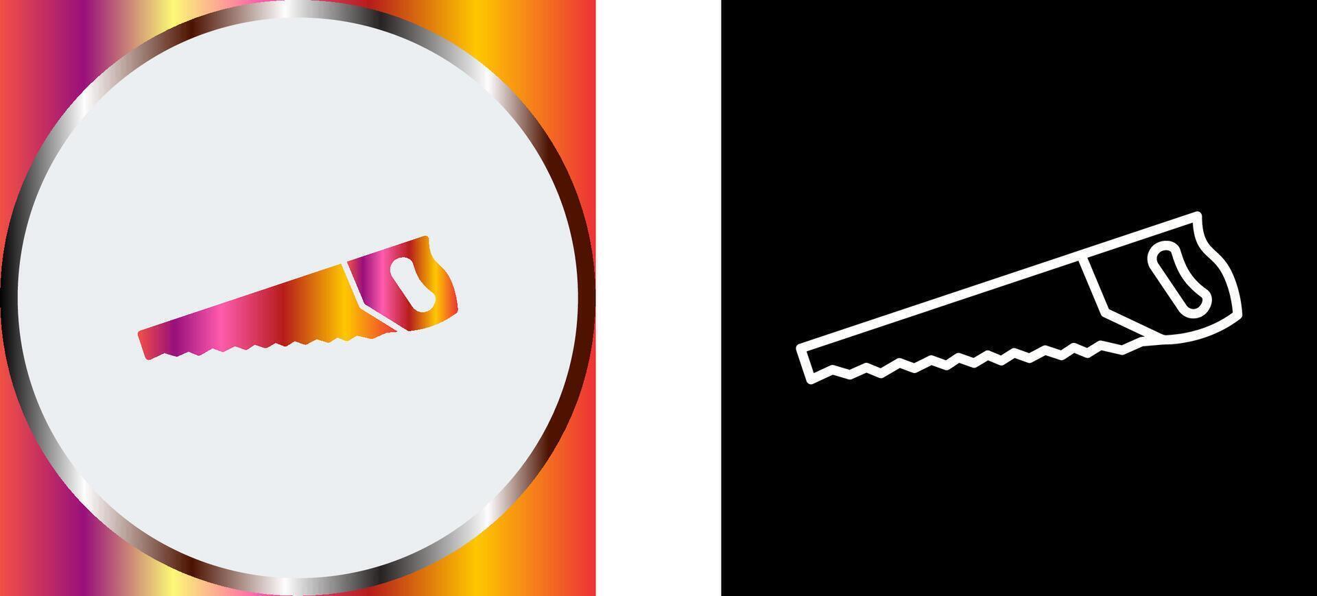 Handsaw Icon Design vector