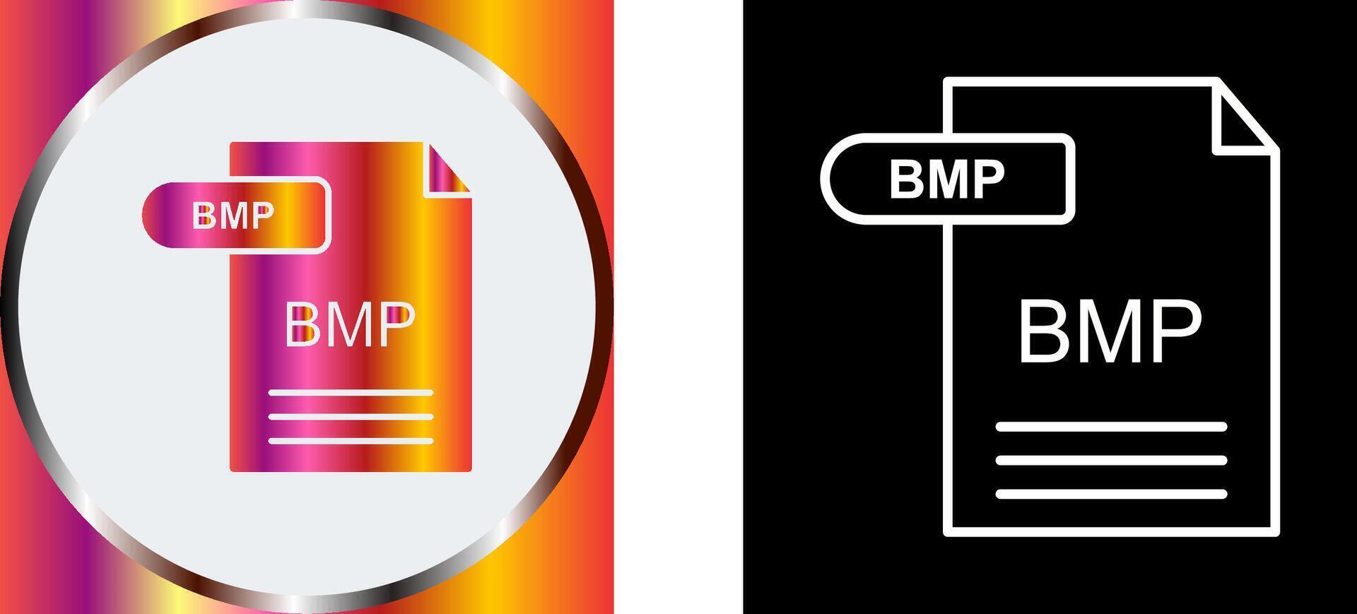 BMP Icon Design vector